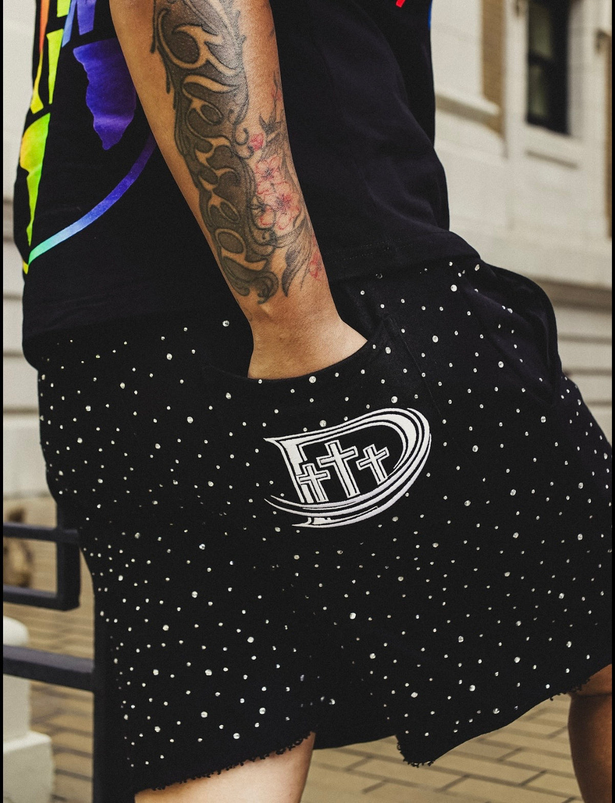 (HG) Rhinestone Short